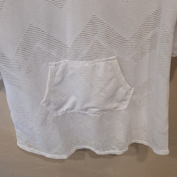 Prana White Mesh Swim Cover-Up Size Med - Picture 4 of 5